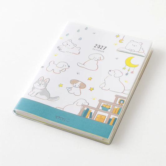 Midori Pocket Diary A6 2027 — Dog