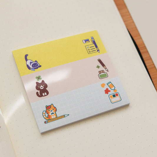 Sticky Notes - Stationery Cats