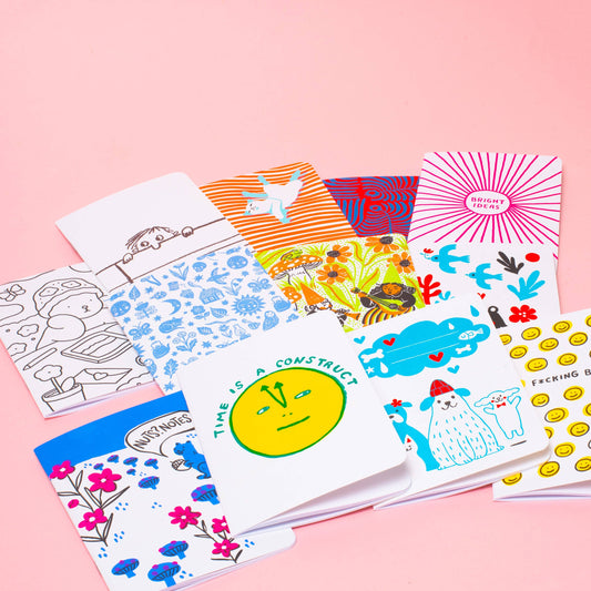 B6 Softcover Blank Notebook - Time Is A Construct
