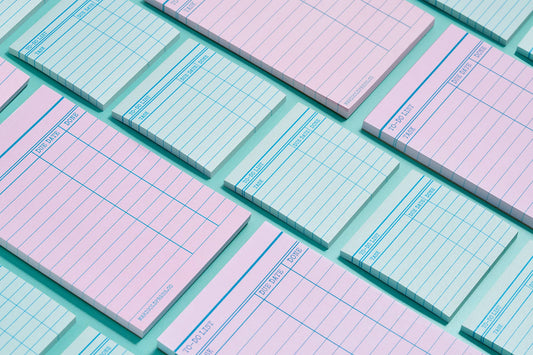 Library Card Post-It ® Sticky Notes - Green