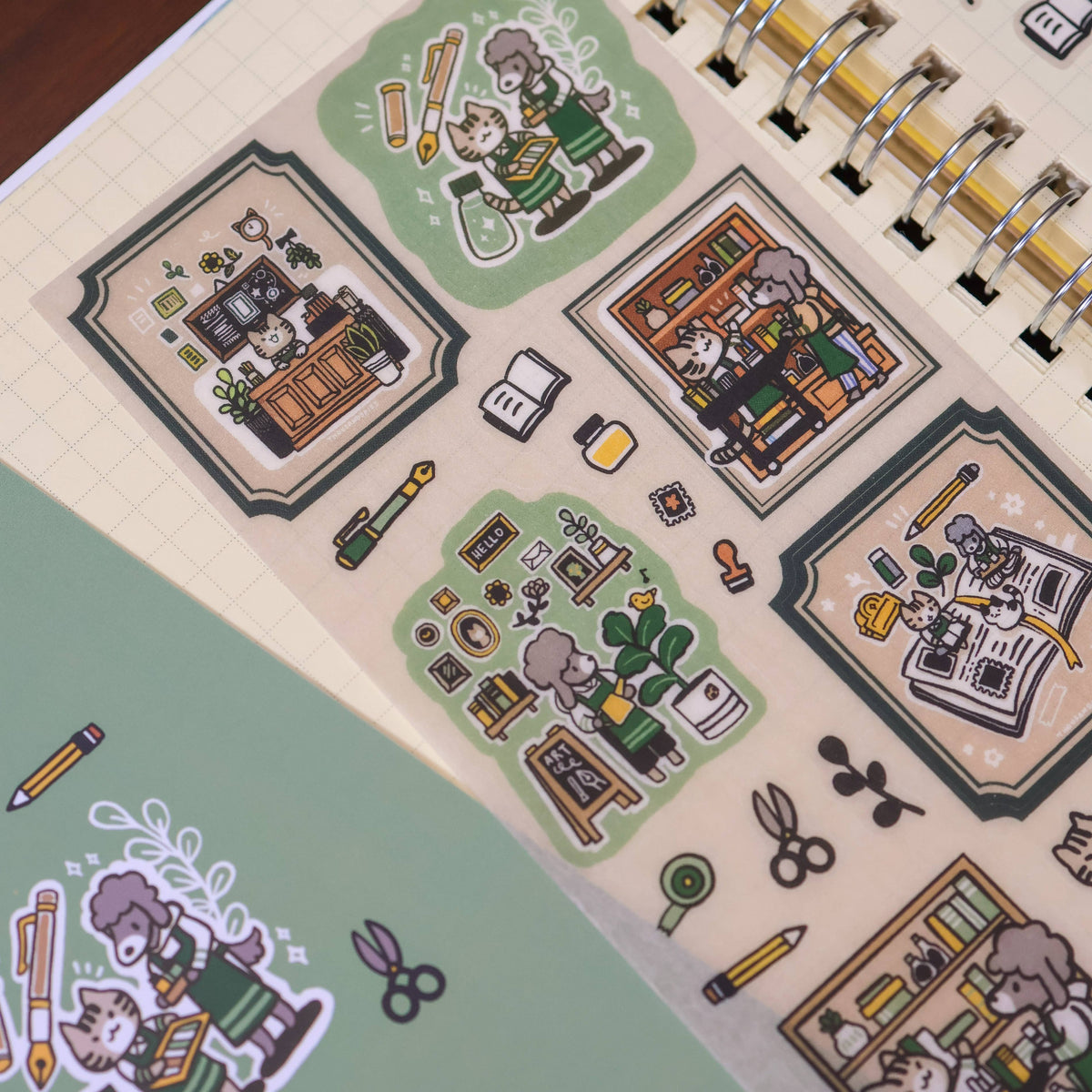 Sticker Sheet (Washi) - Stationery Store