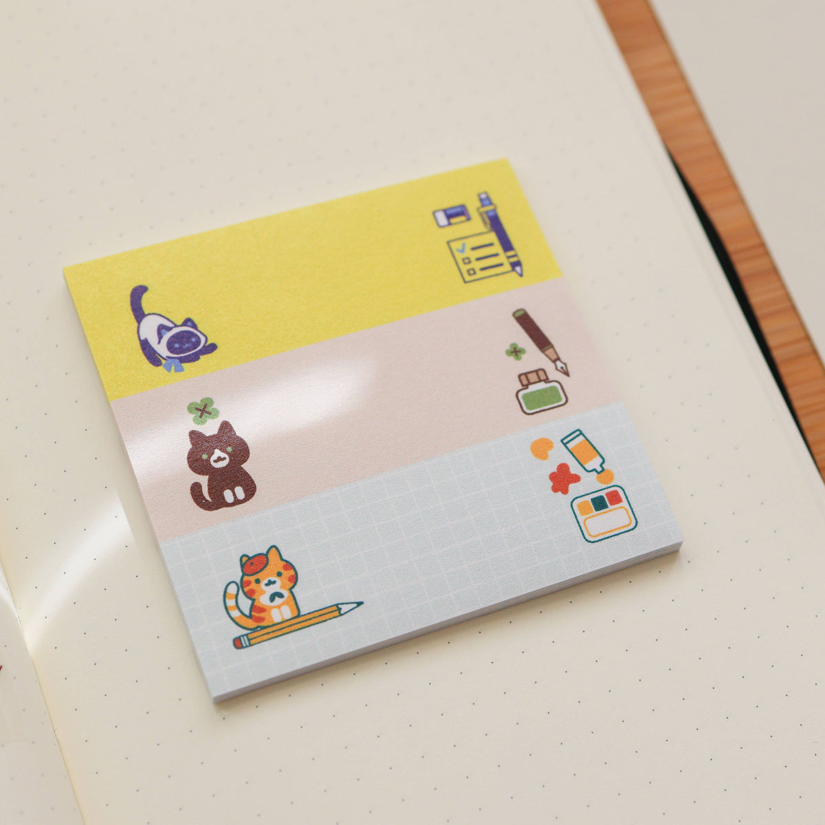 Sticky Notes - Stationery Cats