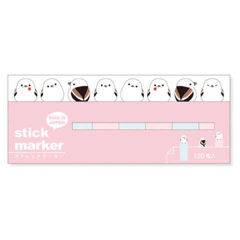 Midori Stick Markers — Long-Tailed Tit