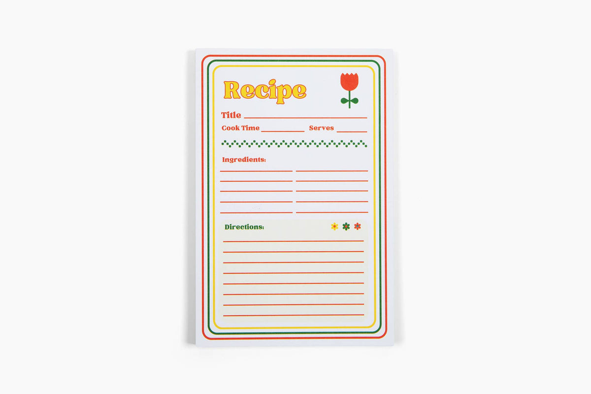 70s Recipe Notepad