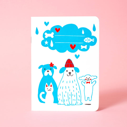 B6 Softcover Blank Notebook - Dog Squad