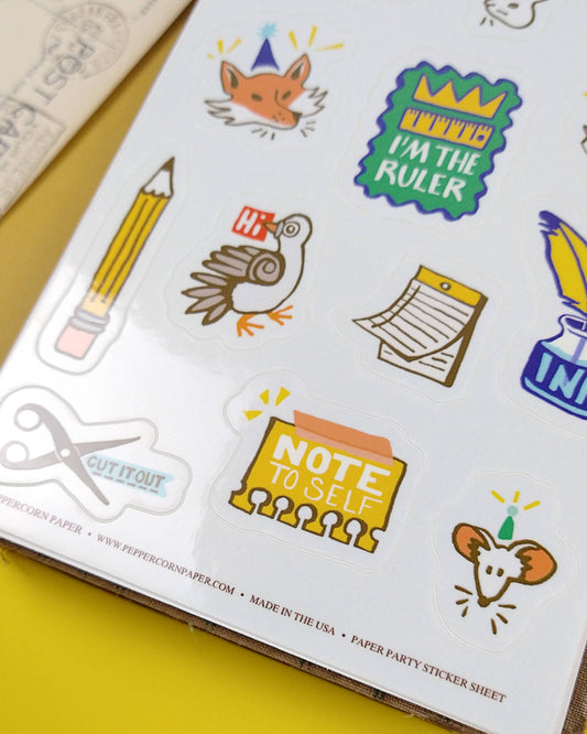 Paper Party Sticker Sheet