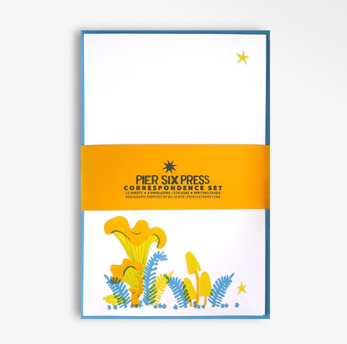 Forest Mushroom - Risograph Letter Writing Set