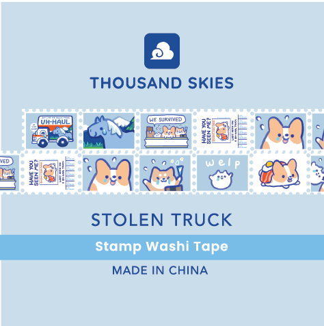 Stamp Washi Tape - Stolen Truck