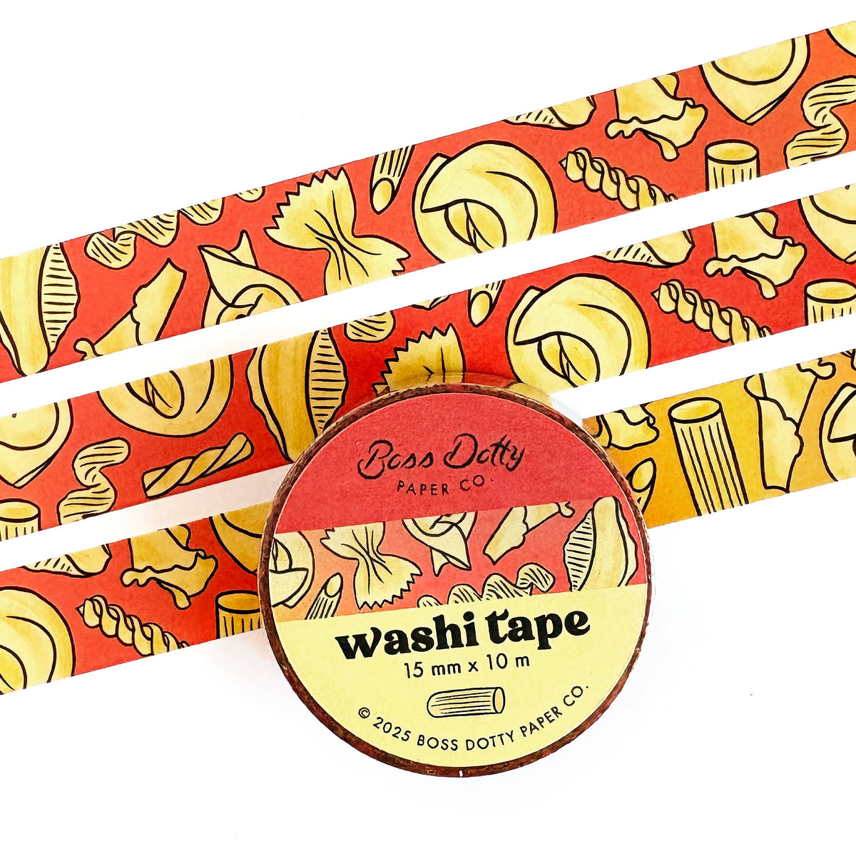 Pasta Pattern Washi Tape