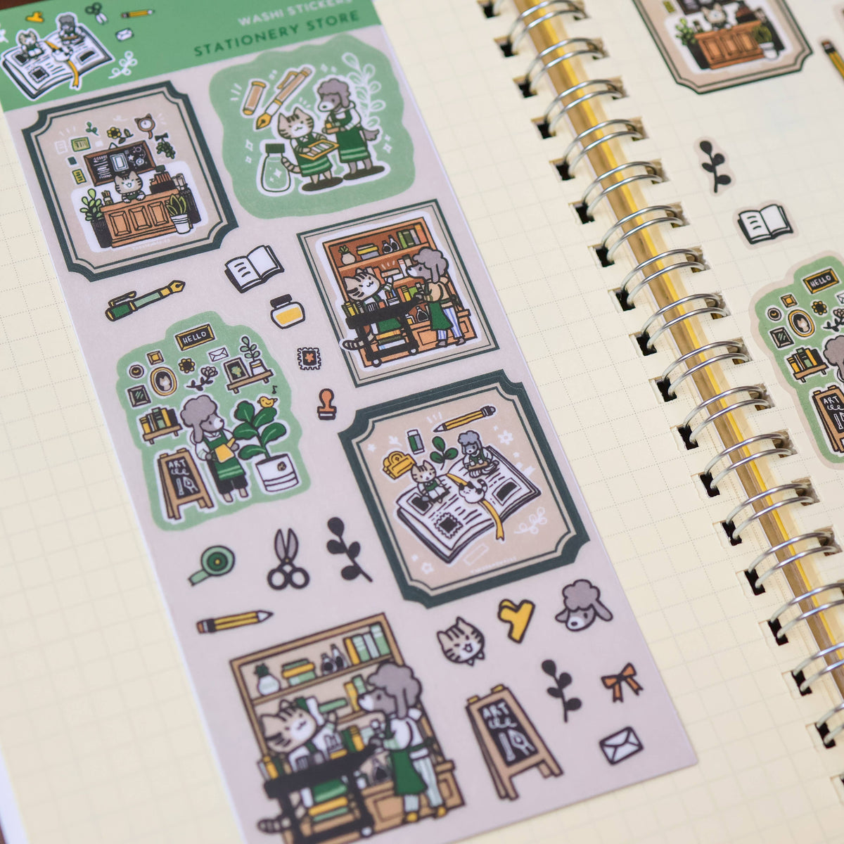 Sticker Sheet (Washi) - Stationery Store