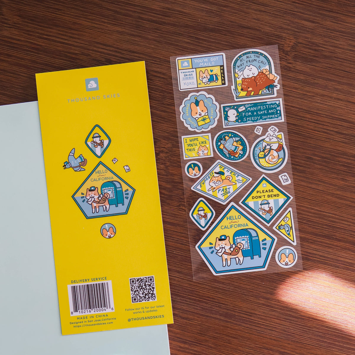 Sticker Sheet - Delivery Service