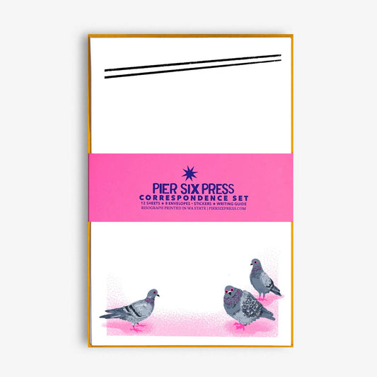 Pigeons! - Risograph Letter Writing Set